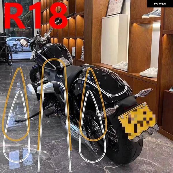 並行輸入品BMW R18 オートバイ ステッカー 防水 ガス燃料オイル タンク パッド プロテクター...