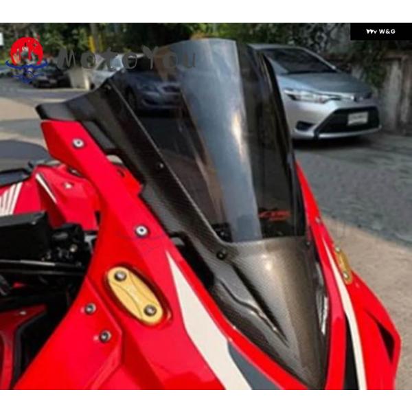 並行輸入品CBR650R カーボン ウィンドシールド ウインドスクリーン オドメーター バイザー バ...