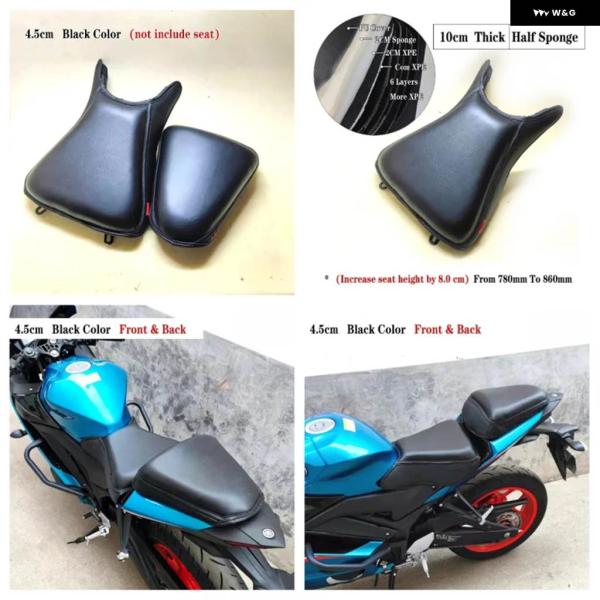 並行輸入品10CMアップ ヤマハ R32015-2022 MT03 R25 快適スポンジシートカバー...