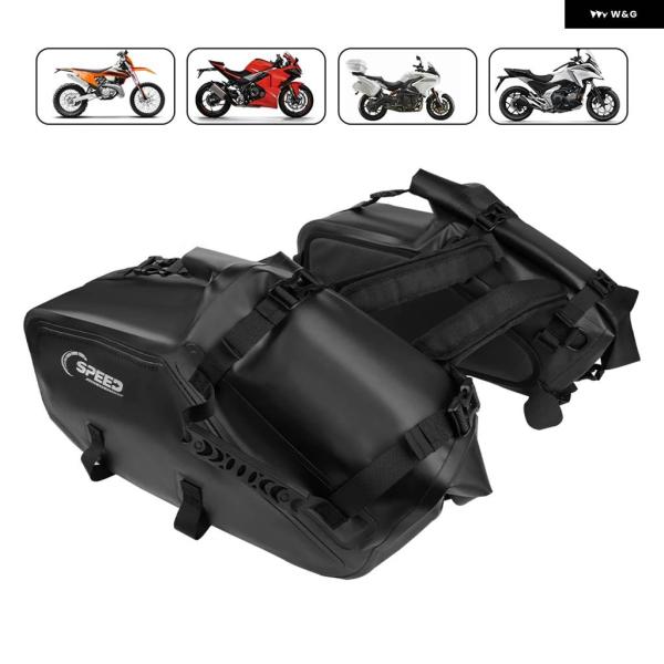 並行輸入品バイク 防水 サドルバッグ アウトドア ドライ ツーリング用 キャリア サイドバッグ ヤマ...