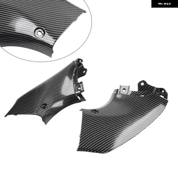 並行輸入品バイク エアインテークダクトカバー フェアリング ABS樹脂 カーボン ブラック 1ペア ...