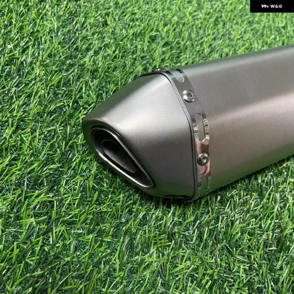 並行輸入品オートバイ エキゾースト パイプ 370MM 六角ソケット 51MM 汎用 450SR S...