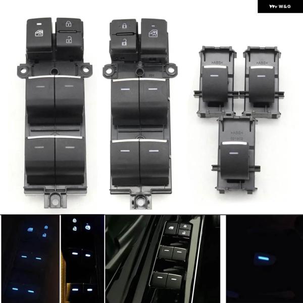 並行輸入品LED バックライト付きパワーウィンドウガラスリフター コントロール ボタン スイッチ ト...