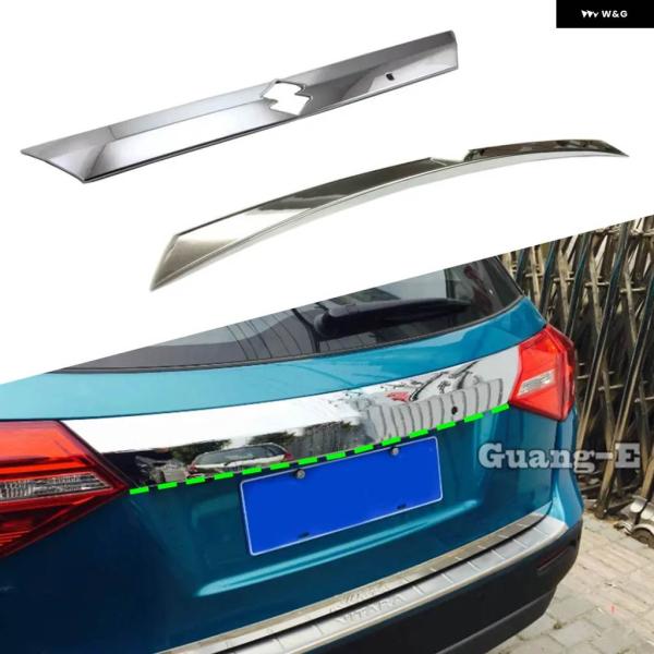 並行輸入品スズキ ビターラ 2016 - 20 車用 リア ABS クローム ドア テールゲート ト...