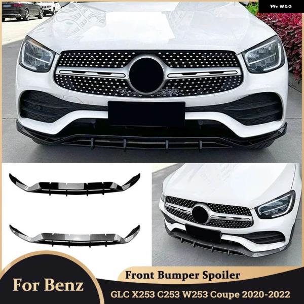 並行輸入品フロント バンパー リップスポイラー メルセデス ベンツ GLC X253 C253 W2...