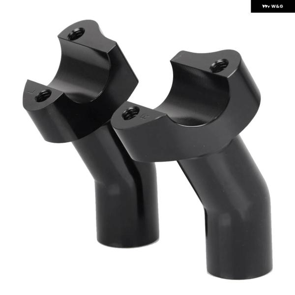 並行輸入品ブラック 3.5インチ トール プルバック ハンドルバー ライザー ハーレー ソフテイル ...