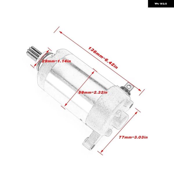 並行輸入品スターターモーター ヤマハ XT125R XT125X YB125 YBR125ED YB...
