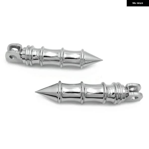 並行輸入品バイク アクセサリー スパイク 竹製 フットペグ フットレスト フロント カワサキ 00-...