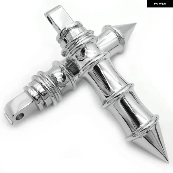 並行輸入品バイク パーツ スパイク バンブー フットペグ オールパッセンジャー ビクトリー8ボール ...