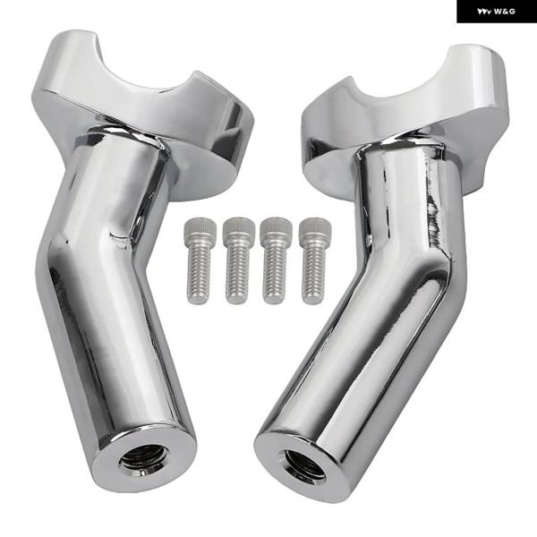 並行輸入品クローム 4.5インチ プルバック ハンドルバー ライザー ハーレー スポーツスター 12...