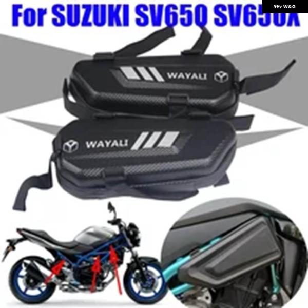 並行輸入品スズキ SV650 X SV650X X アクセサリー用 バイク バッグ サイドバッグ 防...