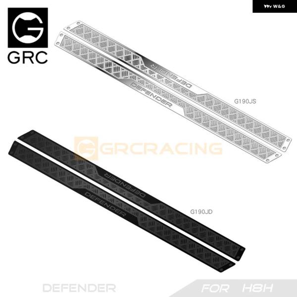 並行輸入品 GRC1/8 サイドペダルデコレーション チェッカープレート シート H8H ディフェン...