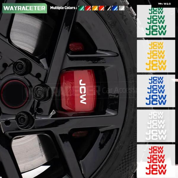 並行輸入品 6枚 反射 耐高温 防水 車用ブレーキ キャリパー ステッカー MINI JCW F66...