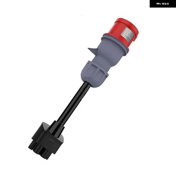 並行輸入品 テスラ モデルS 3 X Y 5芯EV充電 ケーブル 30CM 5ピンCEE アダプター...