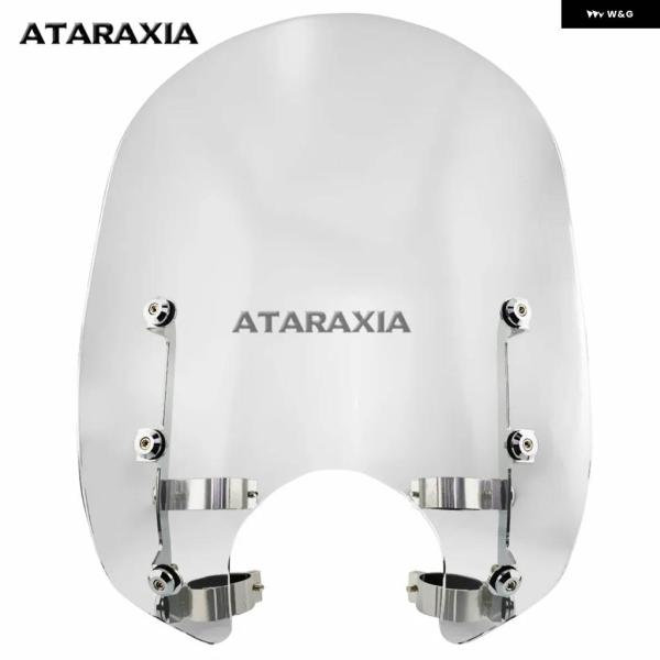 並行輸入品 オートバイ 15インチ ウインドシールド ウインドスクリーン プロテクション 49MM ...