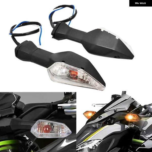 並行輸入品 オートバイ フロントウィンカー インジケーター ライト カワサキ Z250 Z300 Z...