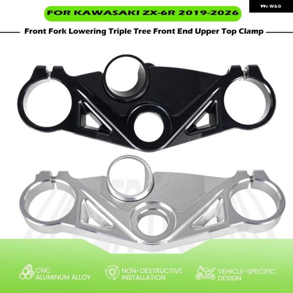 並行輸入品 カワサキ ZX6R 2019- レーシング リクリップオン ハンドルバー フロントエンド...