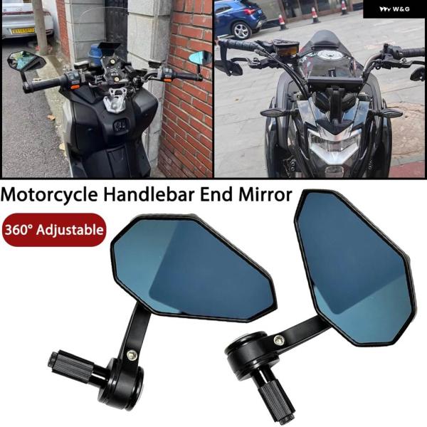 並行輸入品 7/8インチ オートバイ バーエンド ミラー サイドミラー ドゥカティ ホンダ CB65...