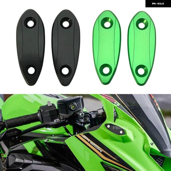 並行輸入品 ZX-6R オートバイ ミラー ベースカバー穴 キャップ 装飾 カワサキ ZX-25R ...