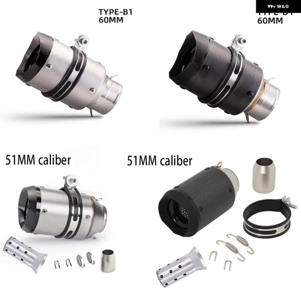 並行輸入品 AR 51/60MM オートバイ エキゾーストマフラー カワサキ 300 400 800...