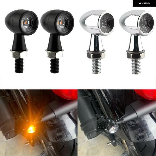並行輸入品 8MM オートバイ ミニLED ウインカーライト バレット型フラッシュライト クリグノタ...