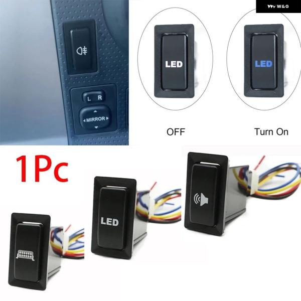 並行輸入品 青色 LED ライト DRL フォグランプ 電源オン/オフスイッチレーダー カメラ 音楽...