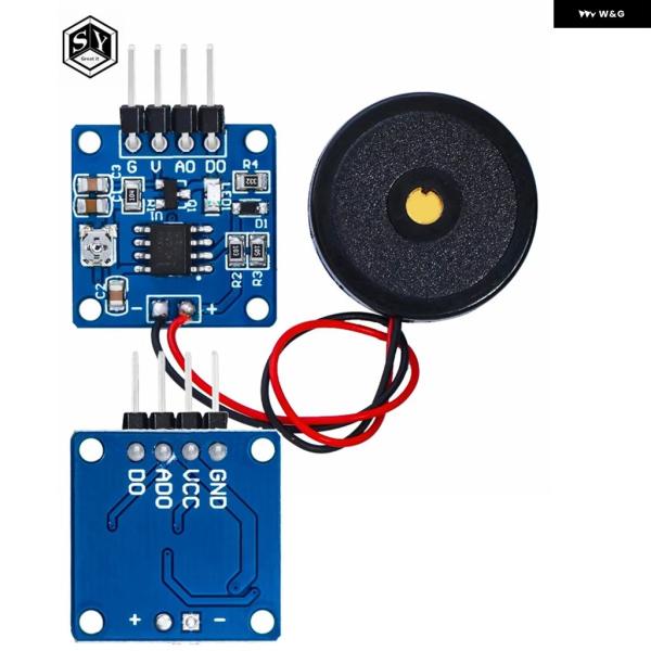 並行輸入品 5V 圧電フィルム振動センサースイッチ モジュール TTL レベル出力 ARDUINO