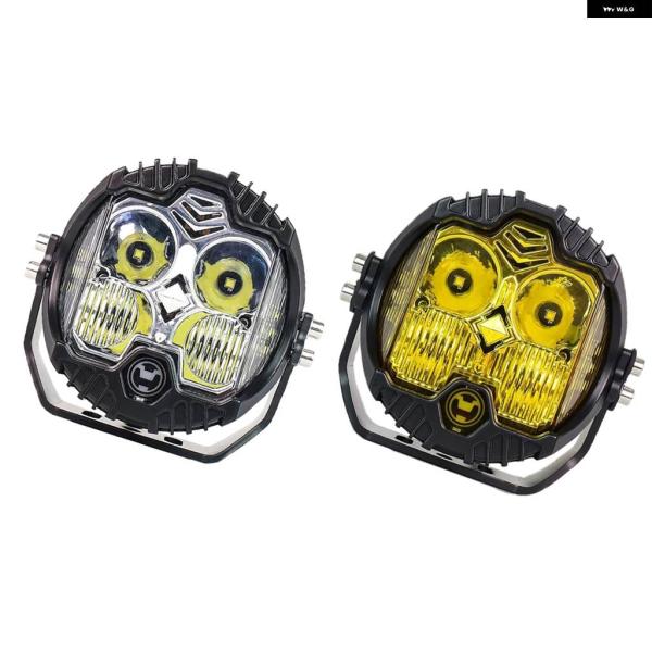 【並行輸入品】5インチ 50W 4LED オフロードライト サイドシューター LED ポッドライト ...