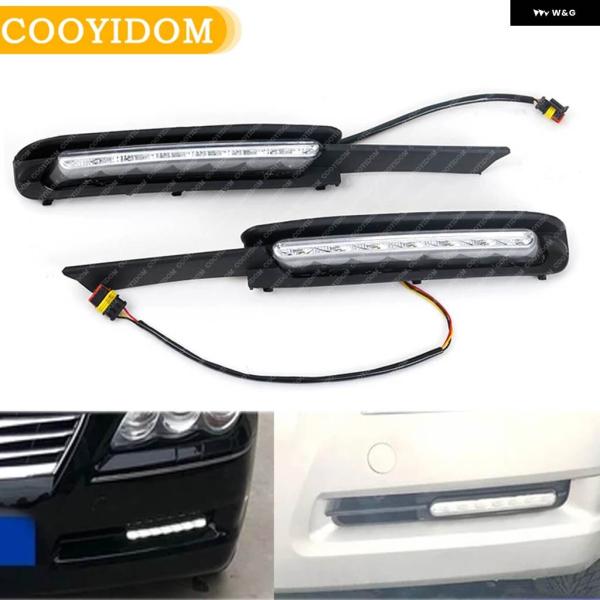 並行輸入品 1ペア LED DRL デイタイム ランニングライト ウィンカー フォグランプ 付き ト...