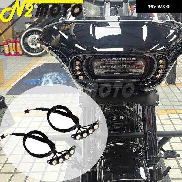 並行輸入品 オートバイ バイク 23MM イーグルアイ LED デイタイム ランニングライト ウィン...