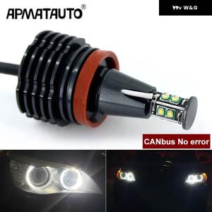並行輸入品 2個 120W CANバス BMW E61 E63 E64 E70 X5 E71 X6 E82 E87 E89 Z4 E90 E92 LED エンジェルアイズ マーカーライト H8 LEDリングライト