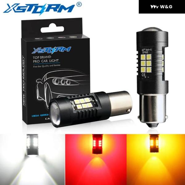 【並行輸入品】 2個 P21W R5W LED 電球 1156 BA15S 21 3030SMD L...