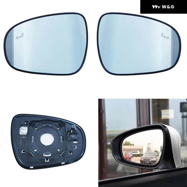 並行輸入品 自動加熱 ブラインド スポットハザードウィングリアミラー ガラスレクサスES 2013-...