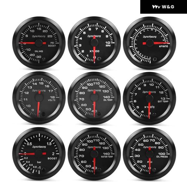 並行輸入品 2インチ 52MM 7色 ブーストゲージ バー PSI EGT EXT 水温 油温 油圧...