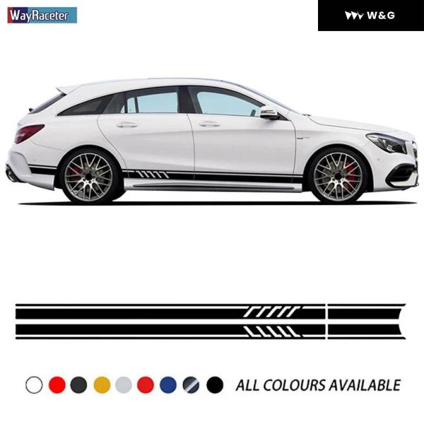 並行輸入品 エディション1 ドアサイドストライプ ステッカー シューティングブレーキ デカール メル...