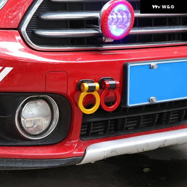 並行輸入品 車用トレーラーヒッチ牽引フックデコレーション ミニクーパーS JCW R50 R55 R...