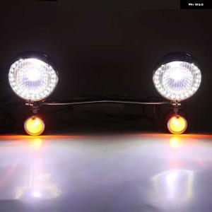 並行輸入品ブラック オートバイ バイク LED...の詳細画像2