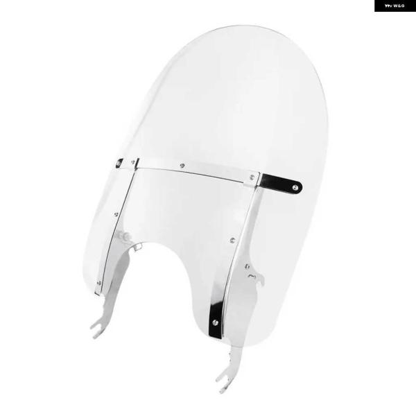 並行輸入品オートバイ クリアPCウィンドスクリーン ウィンドシールド デフレクター ハーレー ソフテ...