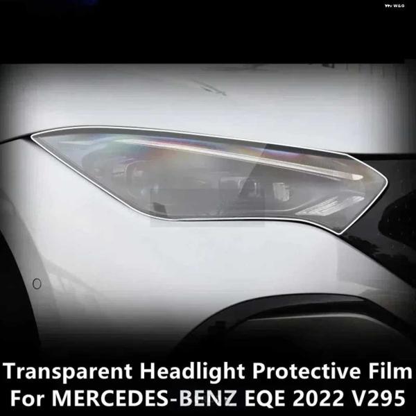 並行輸入品MERCEDES-BENZ EQE 2022 V295 TPUクリア ブラック ヘッドライ...