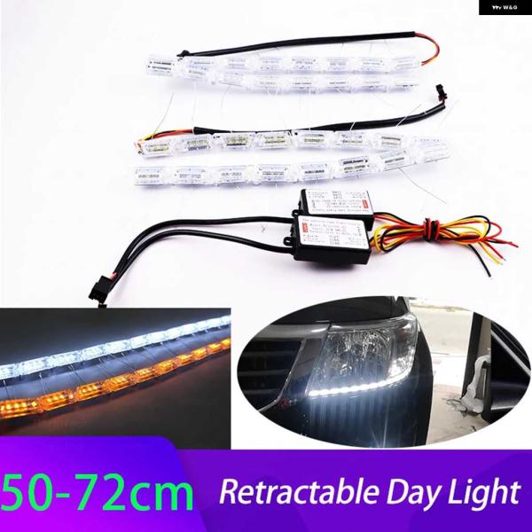 並行輸入品2X ダブルカラー カーフレキシブルLEDストリップライト クリスタルフレキシブル チュー...