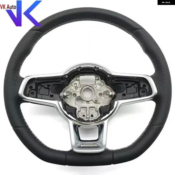 並行輸入品パンチングレザー RLINEスポーツ ステアリングホイール キー フレーム VW ゴルフ ...