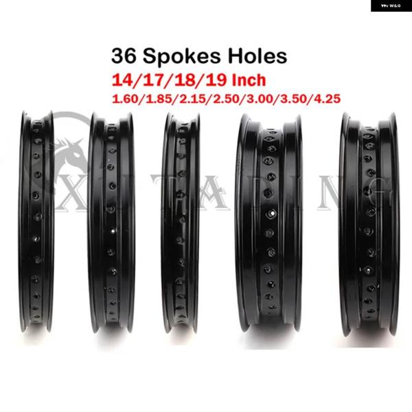 【並行輸入品】オートバイ 合金 ホイールリム 36スポーク穴 1.6/1.85/2.15/2.50/...