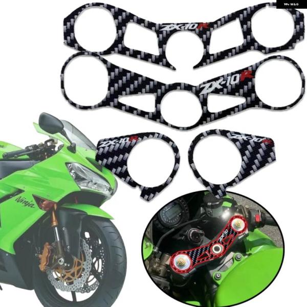 並行輸入品カワサキ ZX-10R 2004-2015 オートバイ ステアリング ブラケット カバー ...