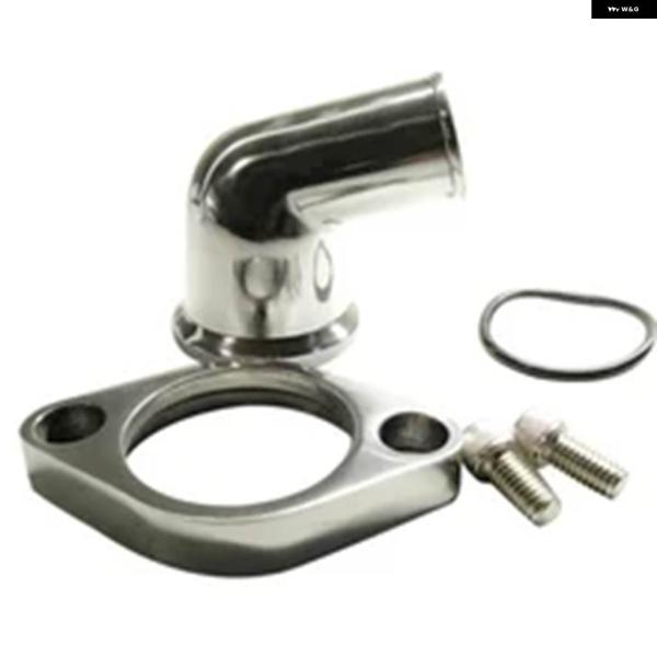 並行輸入品15°/45°/90°回転式ポリッシュ仕上げウォーターネックサーモスタット ハウジング シ...