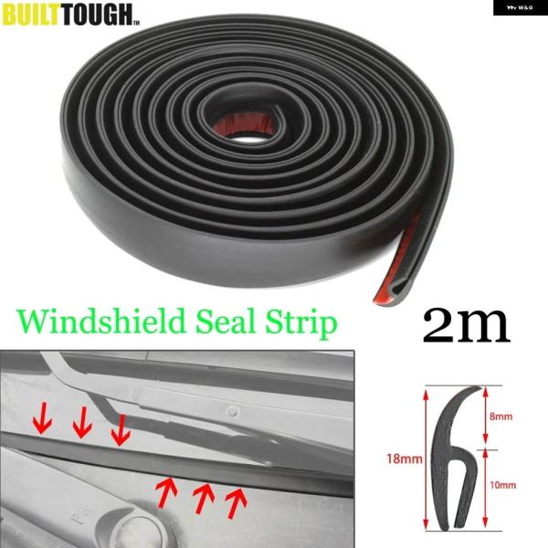 並行輸入品 Hタイプ2M車フロントガラスパネルシールストリップミニクーパーワンR55 R57 R58...