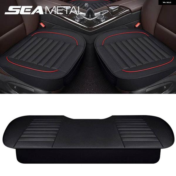 並行輸入品 四季対応 カーシートカバー 通気性 PUレザー カーチェア クッション 滑り止め パッド...