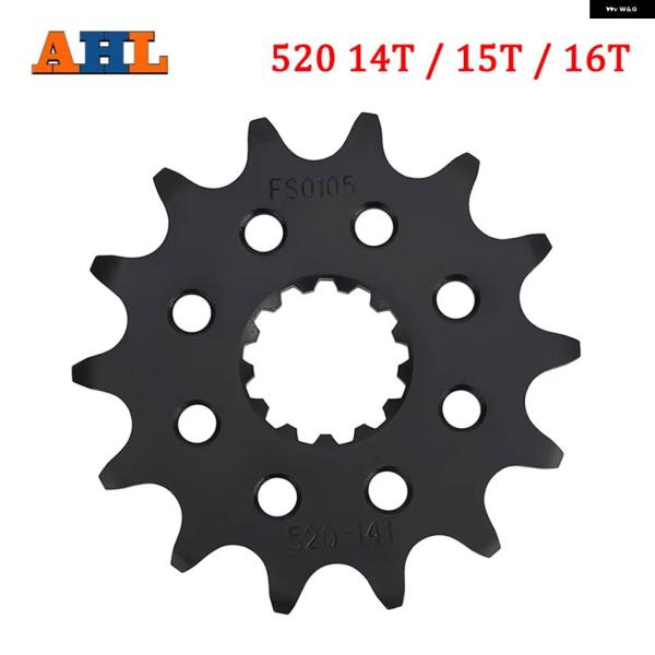 並行輸入品 バイク 520 14T 15T 16T フロント スプロケット チェーン ホイール ヤマ...