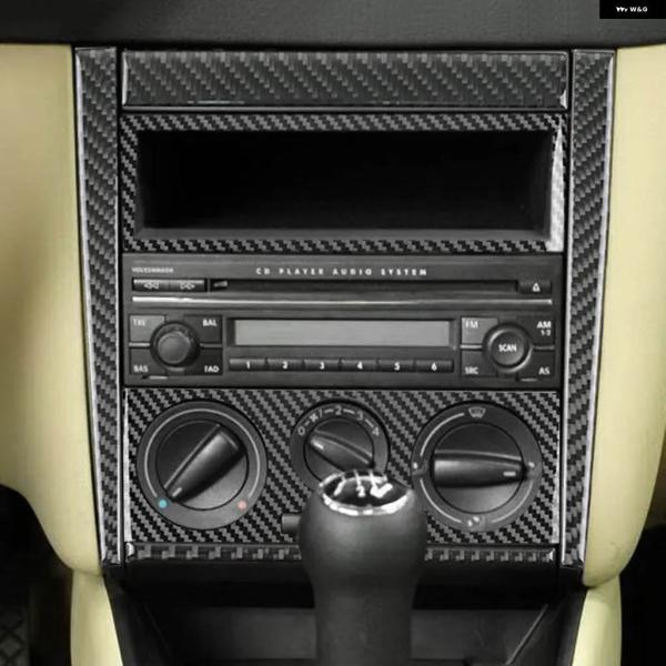 並行輸入品 カーボン センター コントロール CD AC エアコン ラジオ パネル フレーム カバー...