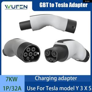 並行輸入品 WUFEN GBT - TESLA TPC NACS アダプター 2023 モデルY X S 電気コネクター カー 32A 250V アダプター 7KW