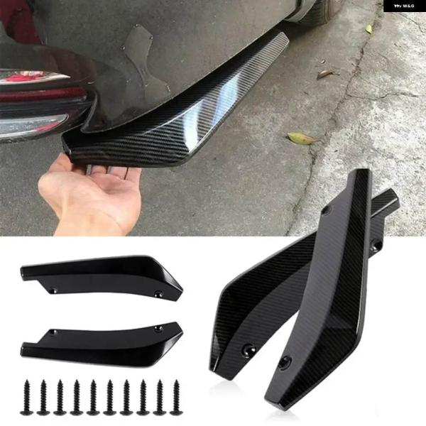 並行輸入品 リア バンパー スプリッター カナード ステッカー アウディ A3 8V A4 B5 B...
